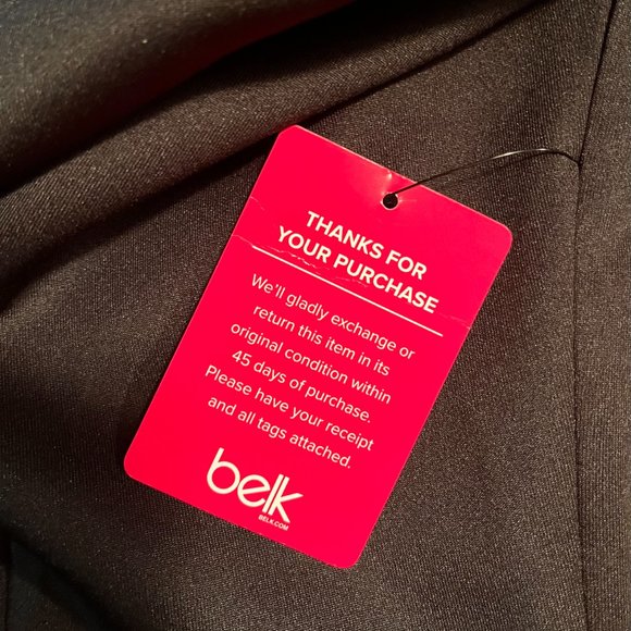 Donna Ricco Ruffle-Hem Sheath Dress, Black Size 14 - NWT - Picture 6 of 6